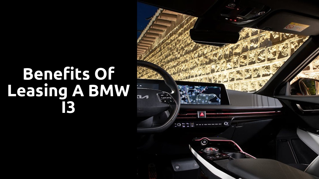 Benefits of leasing a BMW i3