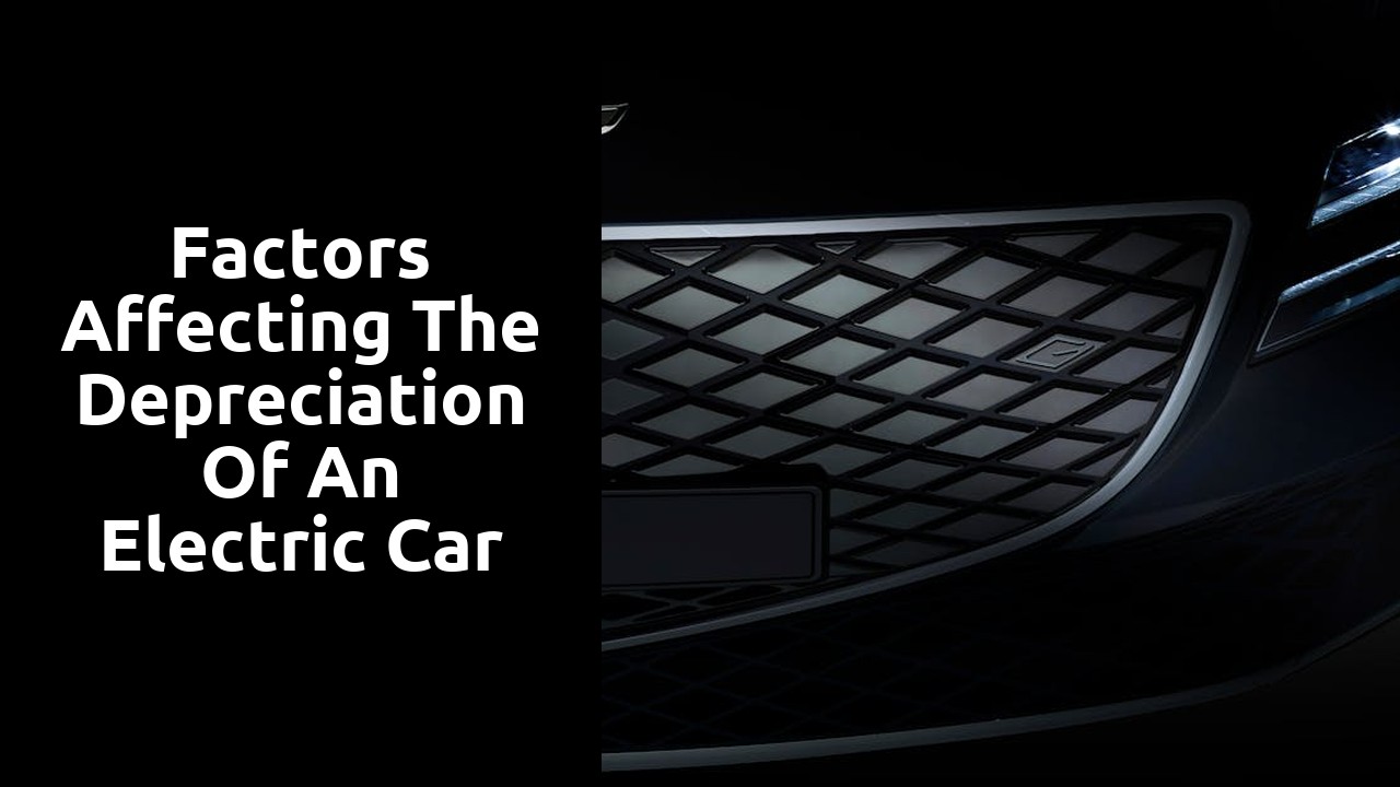 Factors affecting the depreciation of an electric car