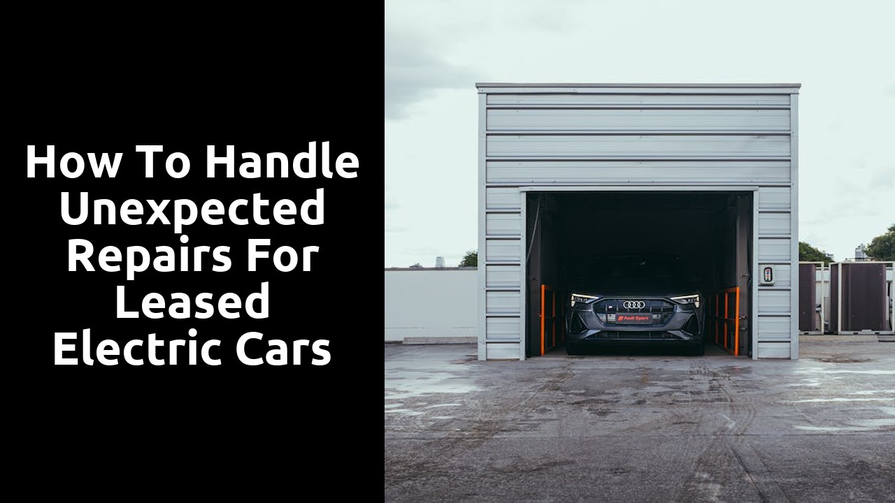 How to handle unexpected repairs for leased electric cars